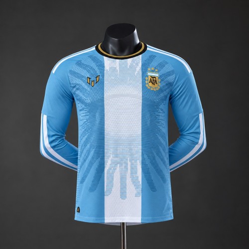 Player Version Argentina Jersey 2026 Special Long Sleeves Football Kit Soccer Shirt