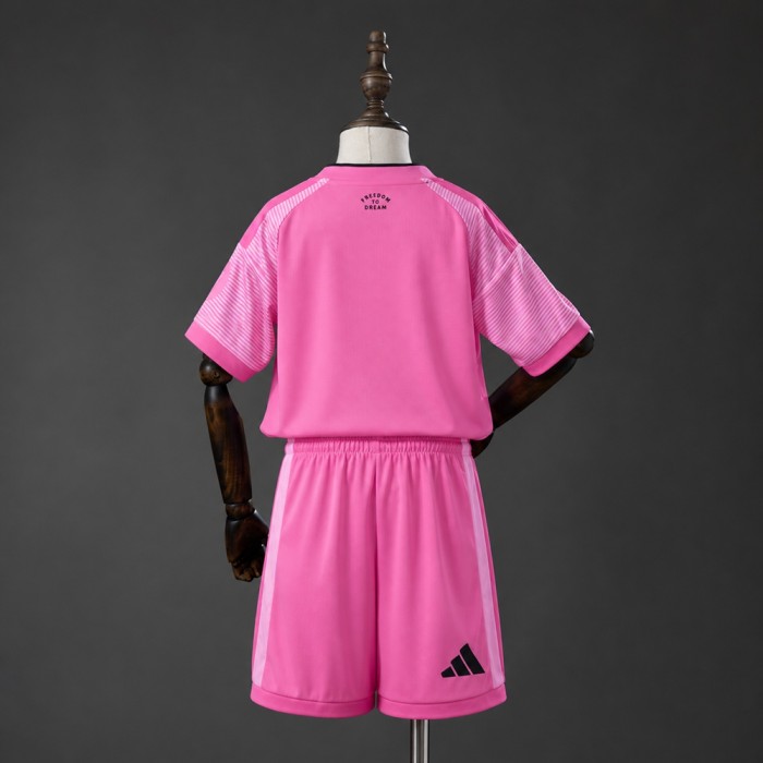 Kids Inter Miami Jersey 2026-2027 Home Football Kit Soccer Shirt