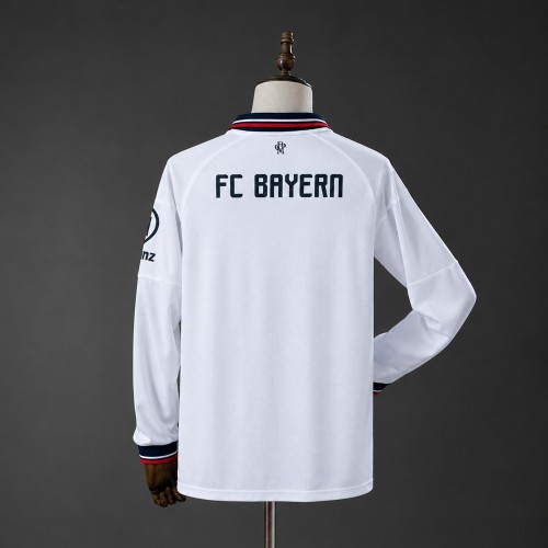 Bayern Munich Jersey 2026-2027 Away Long Sleeves Football Kit Soccer Shirt