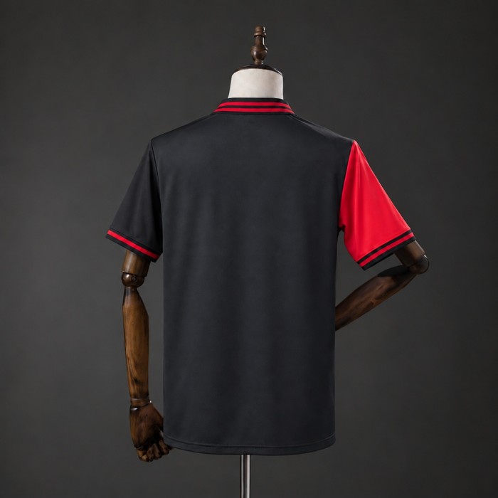 Man United Jersey 2026-2027 Black and Red Special Football Kit Soccer Shirt