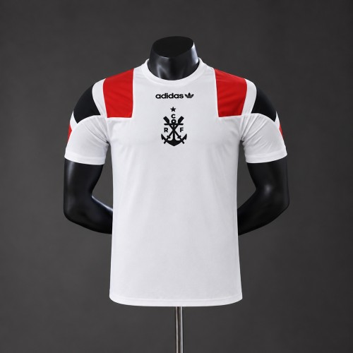 Player Version Flamengo Jersey 2026-2027 EQT White Football Kit Soccer Shirt