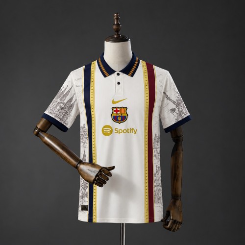 Barcelona Jersey 2026-2027 Off-White Special Football Kit Soccer Shirt
