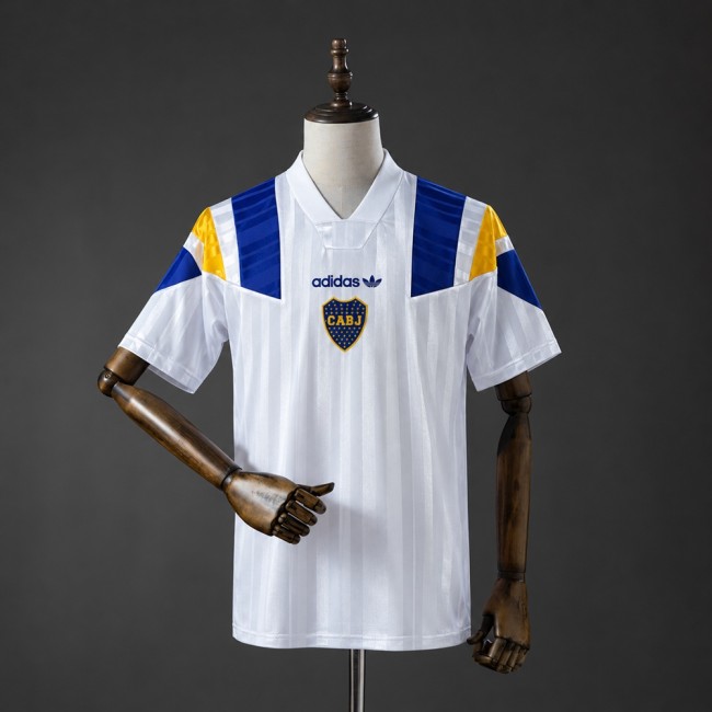 Boca Juniors Jersey 2026-2027 EQT White Retro Football Kit Soccer Shirt