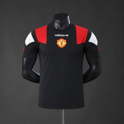 Player Version Man United Jersey 2026-2027 EQT Black Retro Football Kit Soccer Shirt