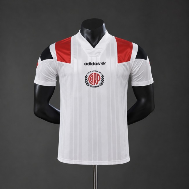 Player Version River Plate Jersey 2026-2027  EQT White Football Kit Soccer Shirt