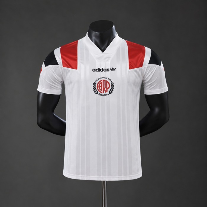 Player Version River Plate Jersey 2026-2027  EQT White Football Kit Soccer Shirt