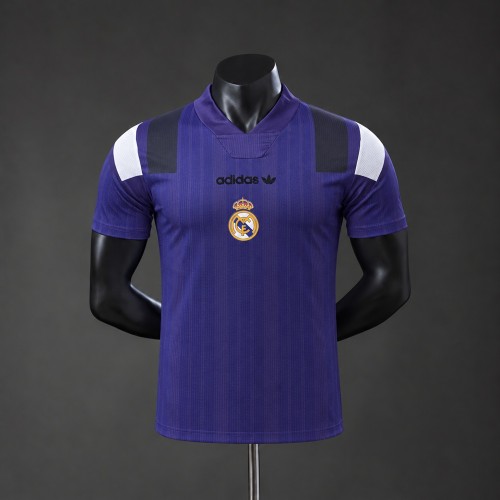 Player Version Real Madrid Jersey 2026-2027 EQT Retro Football Kit Soccer Shirt