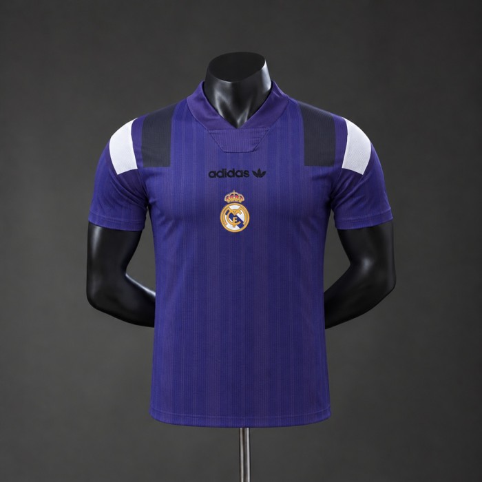 Player Version Real Madrid Jersey 2026-2027 EQT Retro Football Kit Soccer Shirt