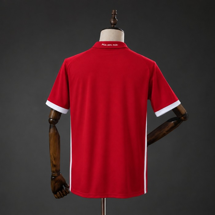 Bayern Munich Jersey 2016-2017 Home Retro Football Kit Soccer Shirt