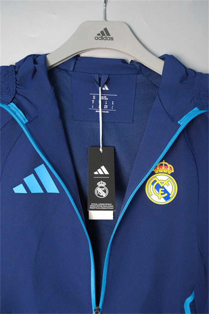 Real Madrid Jersey 2026-2027 Football Soccer Windbreaker