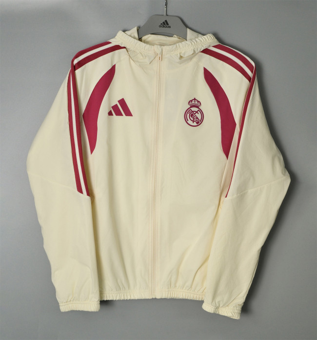 Real Madrid Jersey 2026-2027 Football Soccer Windbreaker