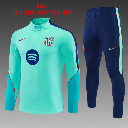 Kids Barcelona Training Tracksuits 2026-2027 Football Kit Soccer Jersey