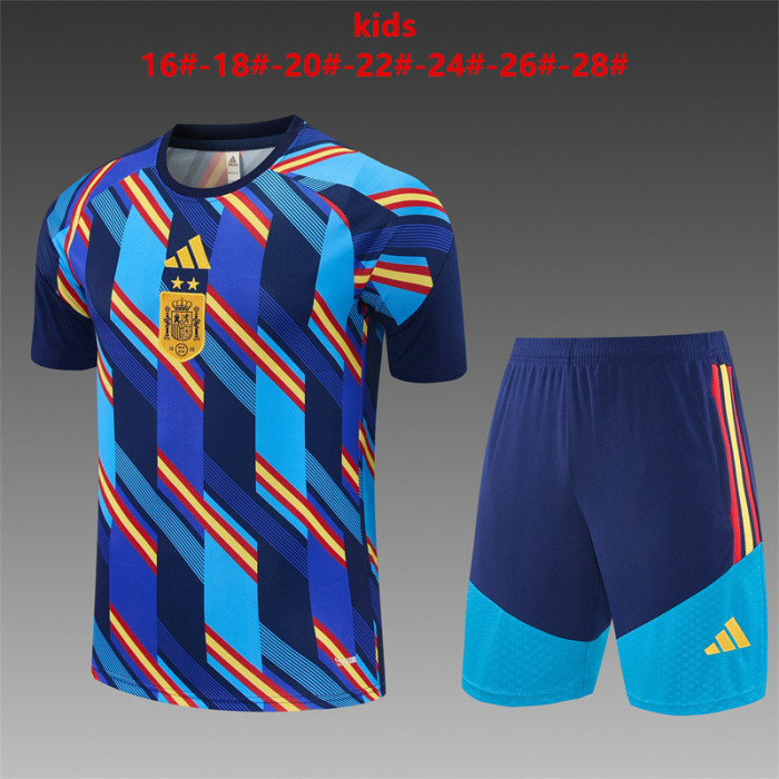 Kids Spain Training Tracksuits 2026 Football Kit Soccer Jersey
