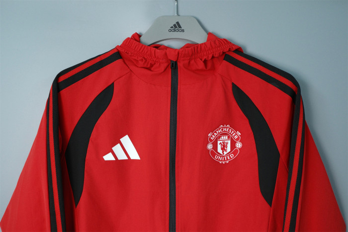 Manchester United Training Jacket 2026-2027 Football Kit Soccer Windbreaker