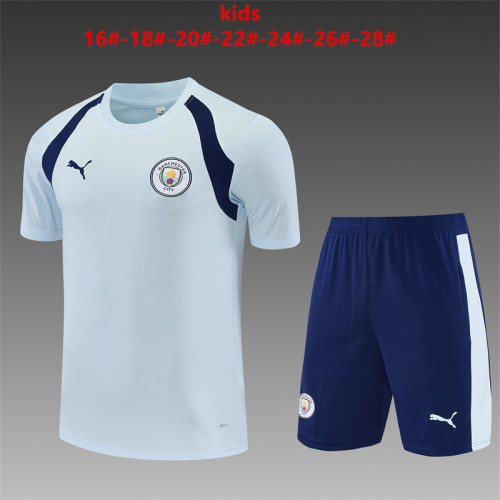 Kids Manchester City Training Tracksuits 2026-2027 Football Kit Soccer Jersey