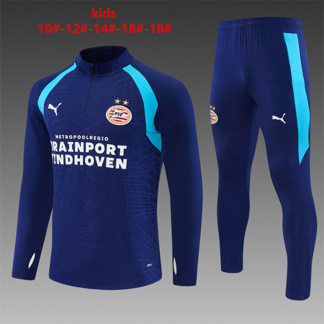 Kids Eindhoven Training Tracksuits 2026-2027 Football Kit Soccer Jersey