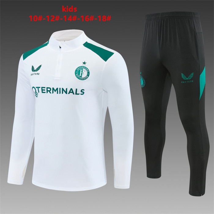Kids Feyenoord Training Tracksuits 2026-2027 Football Kit Soccer Jersey