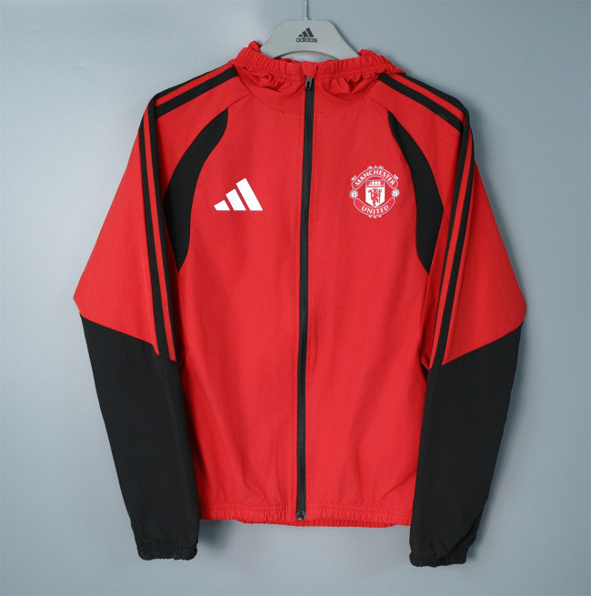 Manchester United Training Jacket 2026-2027 Football Kit Soccer Windbreaker