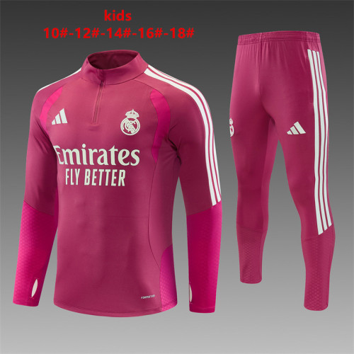 Kids Real Madrid Training Tracksuits 2026-2027 Football Kit Soccer Jersey