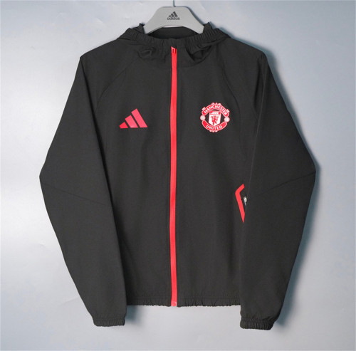 Manchester United Training Jacket 2026-2027 Football Kit Soccer Windbreaker