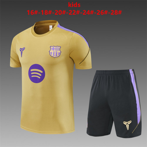 Kids Barcelona Training Tracksuits 2026-2027 Football Kit Soccer Jersey