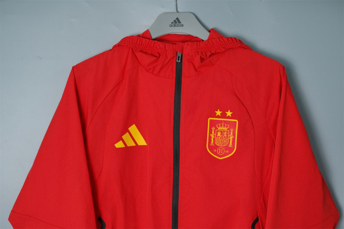 Spain Jacket 2026 Football Soccer Windbreaker