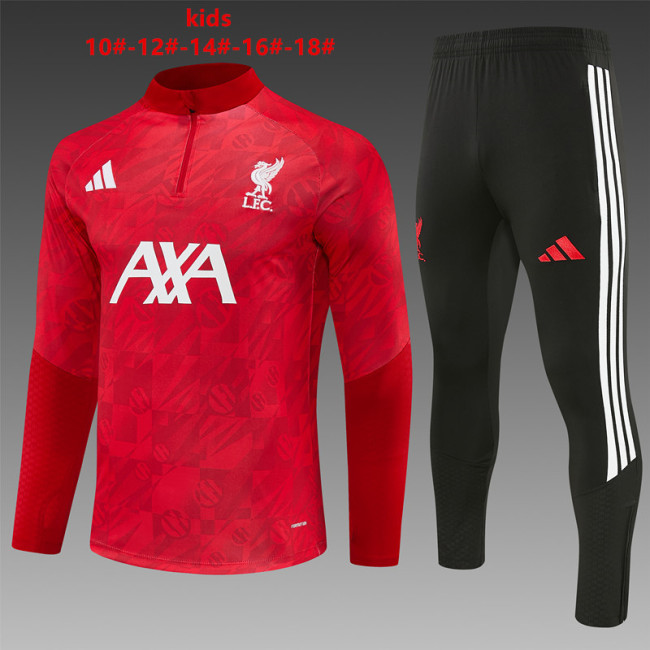 Kids Liver Training Tracksuits 2026-2027 Football Kit Soccer Jersey