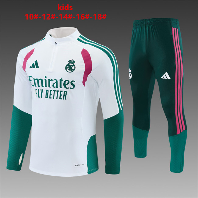 Kids Real Madrid Training Tracksuits 2026-2027 Football Kit Soccer Jersey