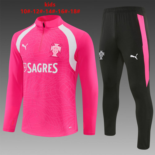 Kids Portugal Training Tracksuits 2026-2027 Football Kit Soccer Jersey