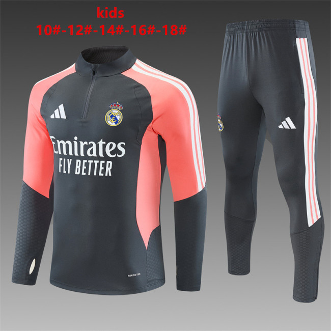 Kids Real Madrid Training Tracksuits 2026-2027 Football Kit Soccer Jersey