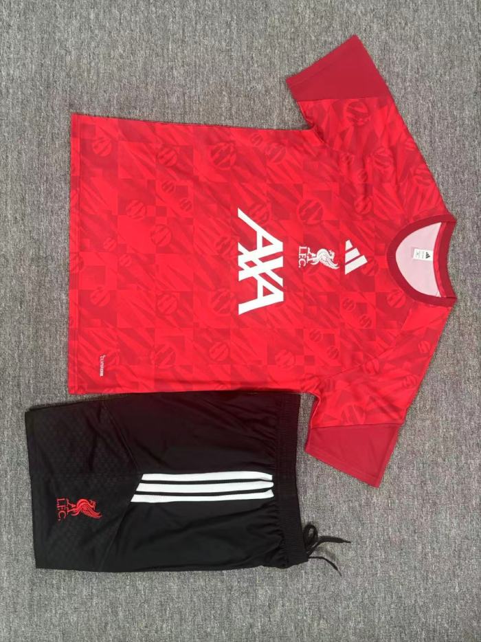 Kids Liver Training Tracksuits 2026-2027 Football Kit Soccer Jersey