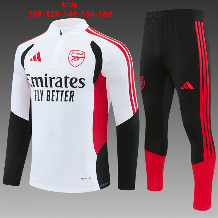 Kids Arsenal Training Tracksuits 2026-2027 Football Kit Soccer Jersey