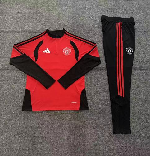 Kids Man United Training Tracksuits 2026-2027 Football Kit Soccer Jersey