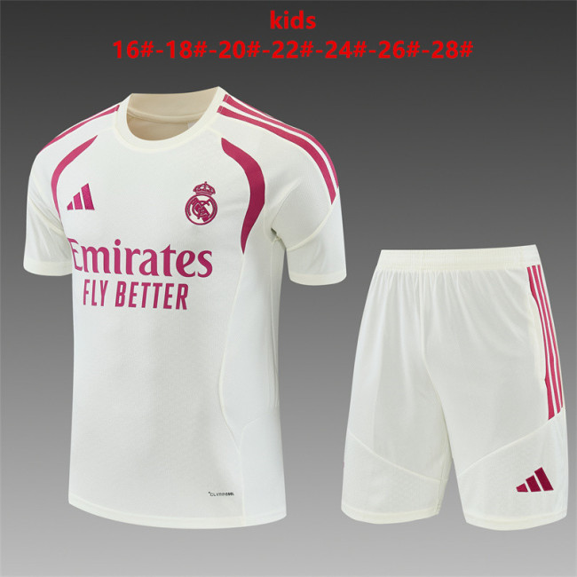 Kids Real Madrid Training Tracksuits 2026-2027 Football Kit Soccer Jersey