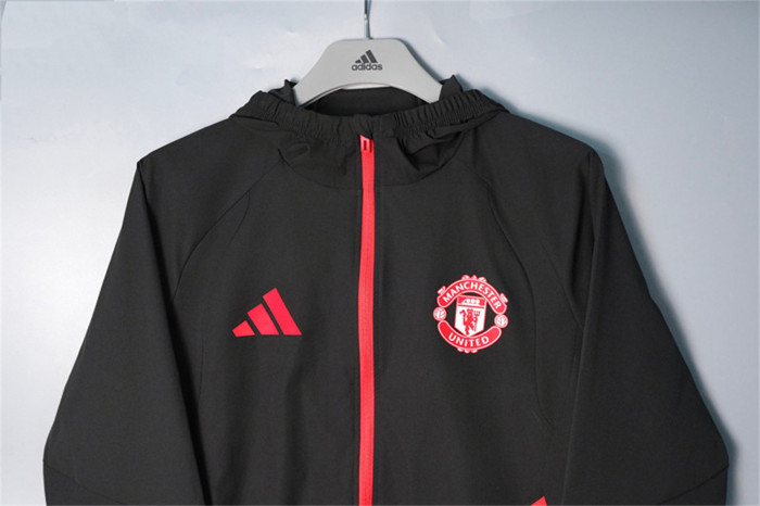 Manchester United Training Jacket 2026-2027 Football Kit Soccer Windbreaker