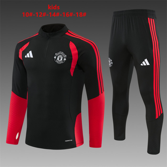 Kids Man United Training Tracksuits 2026-2027 Football Kit Soccer Jersey