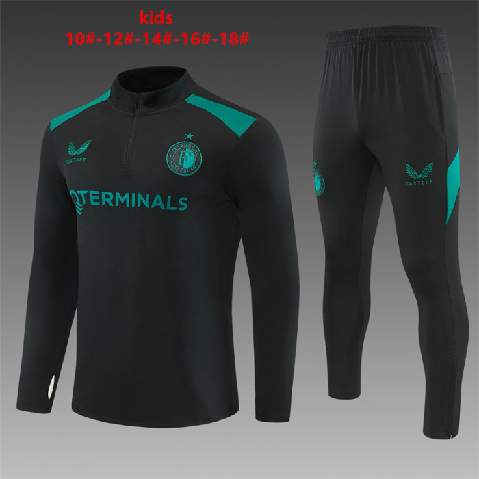 Kids Feyenoord Training Tracksuits 2026-2027 Football Kit Soccer Jersey