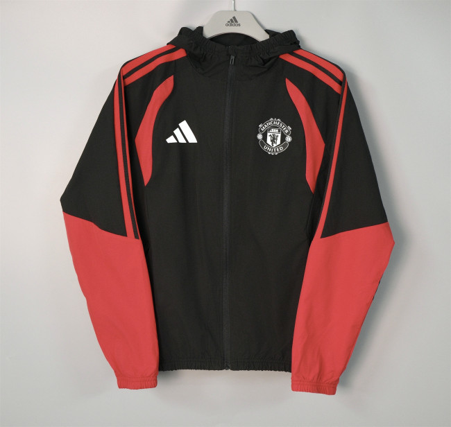 Manchester United Training Jacket 2026-2027 Football Kit Soccer Windbreaker