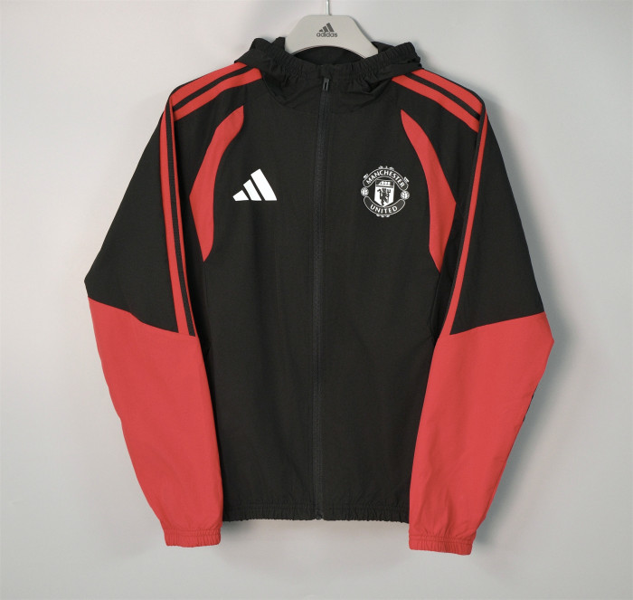 Manchester United Training Jacket 2026-2027 Football Kit Soccer Windbreaker