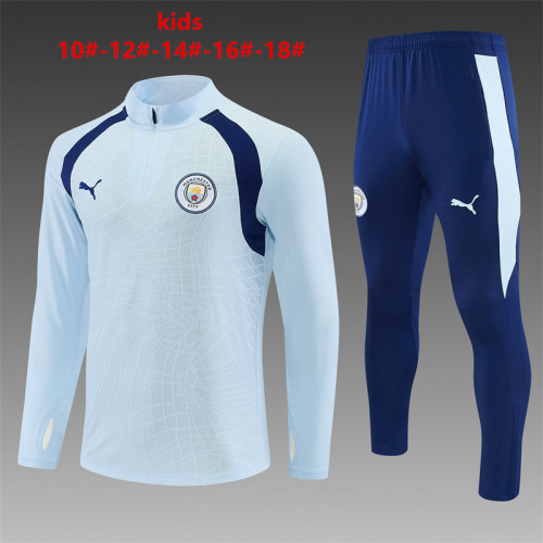 Kids Manchester City Training Tracksuits 2026-2027 Football Kit Soccer Jersey