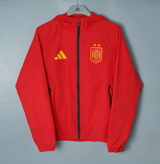 Spain Jacket 2026 Football Soccer Windbreaker