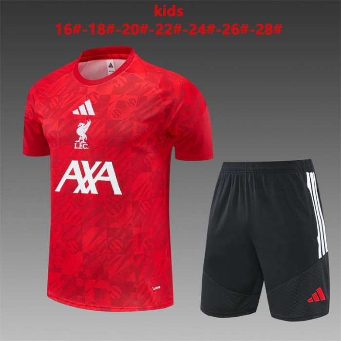 Kids Liver Training Tracksuits 2026-2027 Football Kit Soccer Jersey