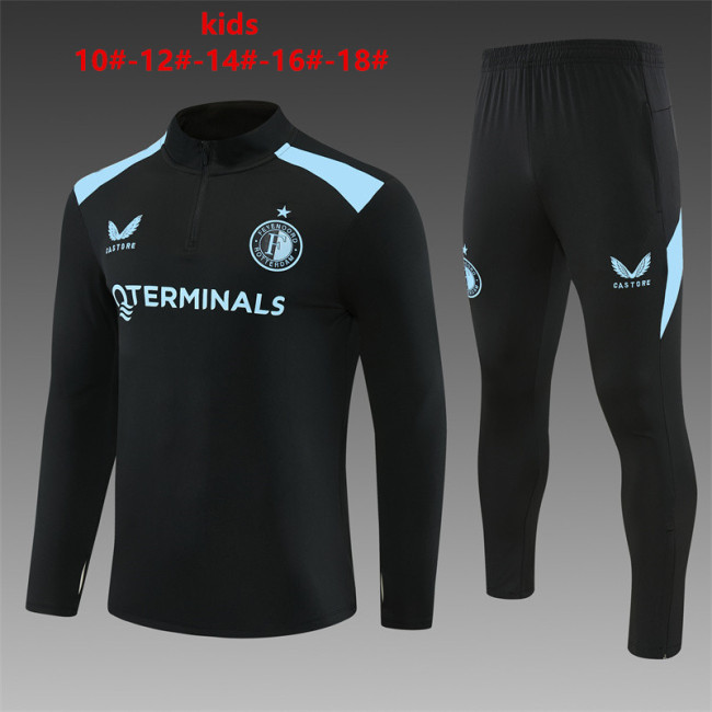 Kids Feyenoord Training Tracksuits 2026-2027 Football Kit Soccer Jersey