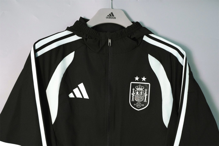 Spain Jacket 2026 Football Soccer Windbreaker