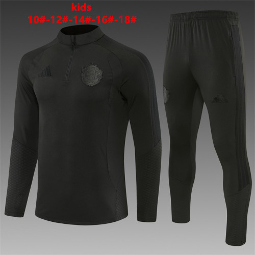 Kids Man United Training Tracksuits 2026-2027 Football Kit Soccer Jersey