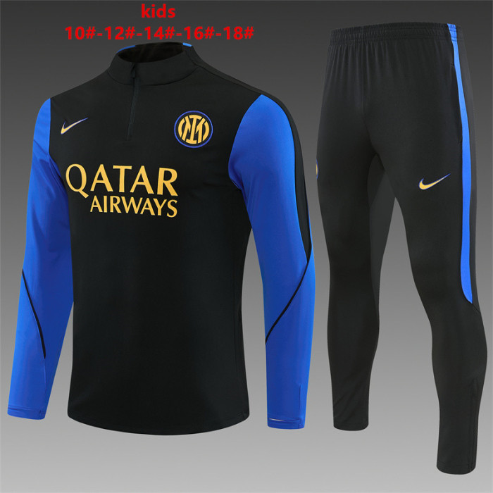 Kids Inter Milan Training Tracksuits 2026-2027 Football Kit Soccer Jersey