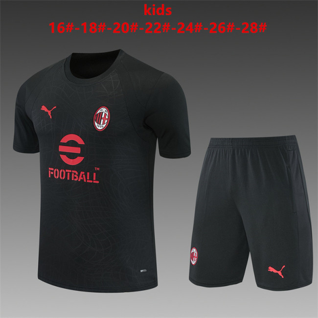 Kids AC Milan Training Tracksuits 2026-2027 Football Kit Soccer Jersey