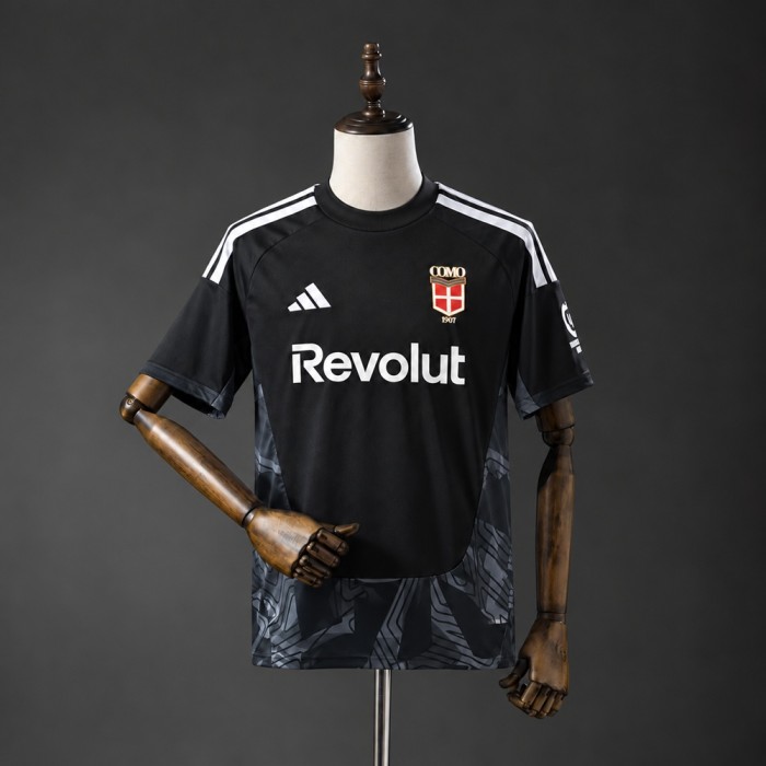 Como 1907 Jersey 2026-2027 Black Football Kit Soccer Shirt