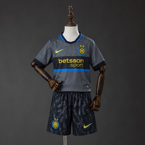 Kids Inter Milan Jersey 2026-2027 Third Football Kit Soccer Shirt