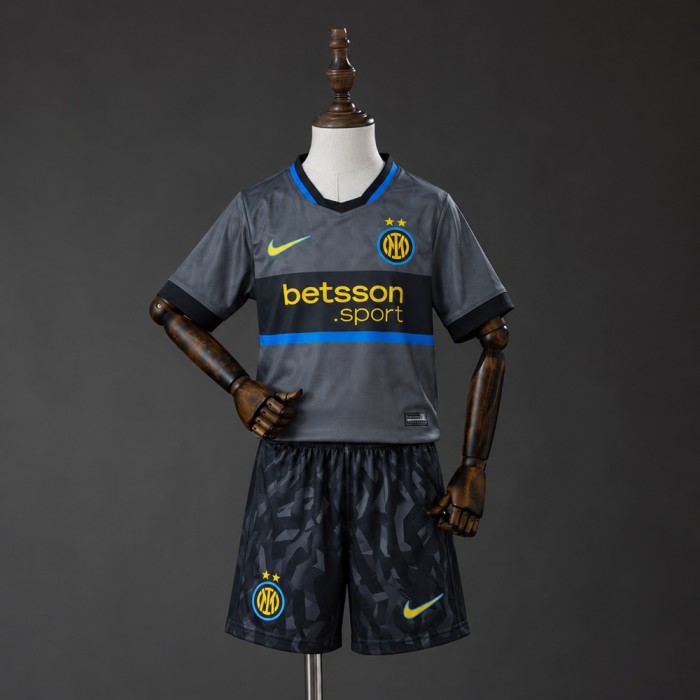 Kids Inter Milan Jersey 2026-2027 Third Football Kit Soccer Shirt